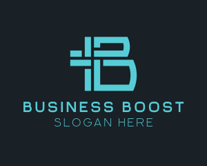 Stripe Line Business logo design