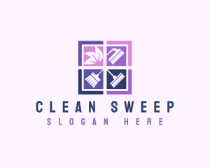 Clean Housekeeping Sanitation logo design