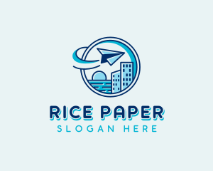 Plane Forwarding Logistics logo design