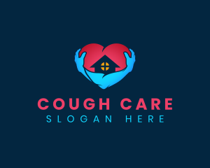 Home Care Heart logo design