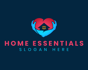 Home Care Heart logo design