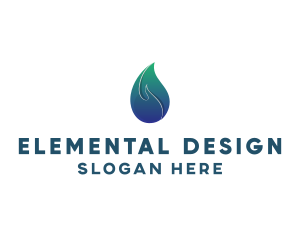 Gradient Candle Light logo design