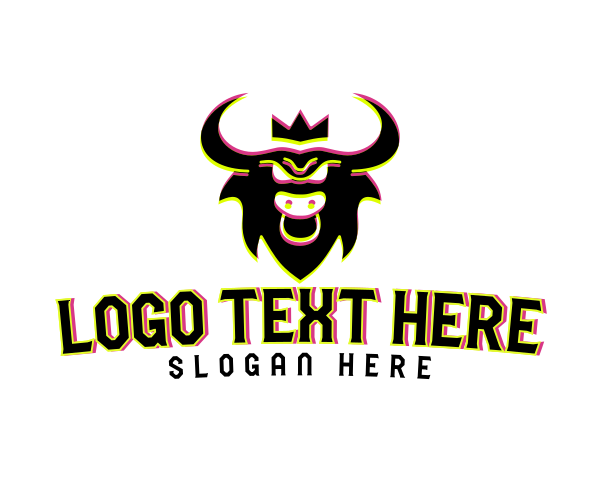 Bull logo example 4