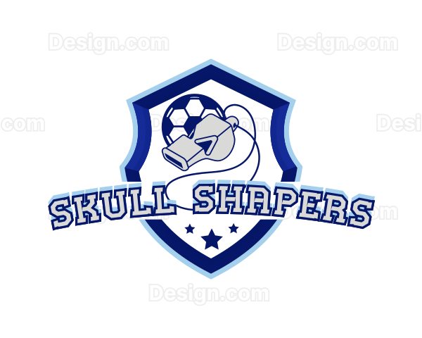 Soccer Whistle Training Logo