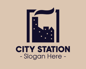 Factory Building City logo design