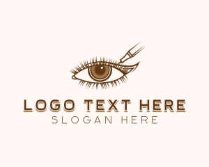 Eyeliner Beauty Cosmetic logo