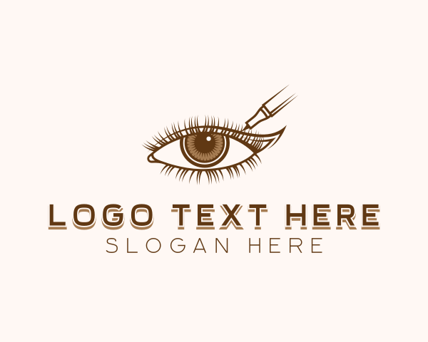 Eyeliner Beauty Cosmetic logo