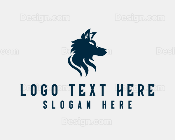 Wild Wolf Animal Logo