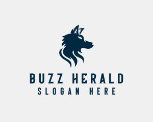 Wild Wolf Animal logo design