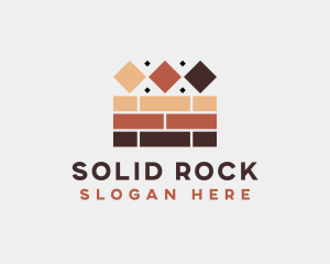 Brick Tile Flooring logo design