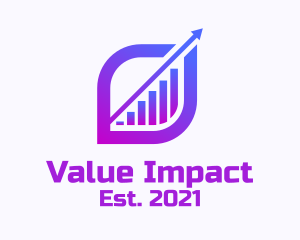 Purple Bar Diagram  logo