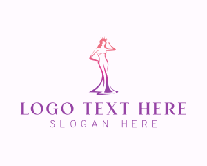 Beauty Pageant Woman logo