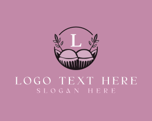 Floral Cupcake Baking logo