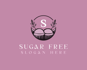 Floral Cupcake Baking logo design