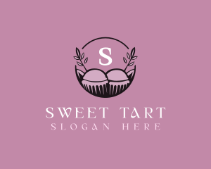 Floral Cupcake Baking logo design