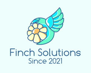 Flower Bird Nature  logo design