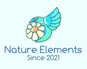 Flower Bird Nature  logo design