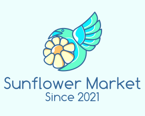 Flower Bird Nature  logo design