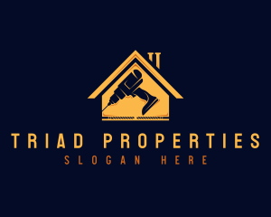 Property Residence Contractor logo design