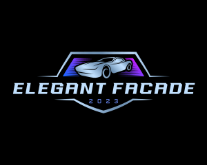 Car Sedan Automotive logo design