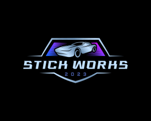 Car Sedan Automotive logo design