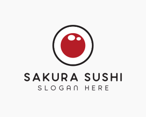 Japanese Sushi Roll logo design