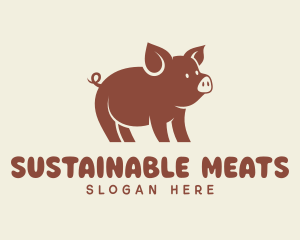 Pork Livestock Meat logo