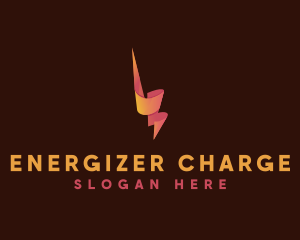 Dynamic Lightning Bolt logo design