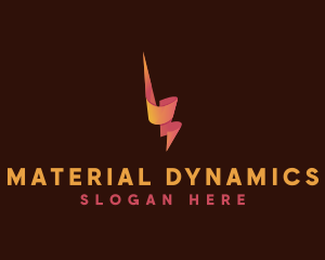 Dynamic Lightning Bolt logo
