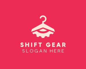 Laundry Hanger Gear logo design