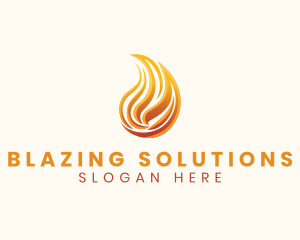 Hot Blazing Fire logo