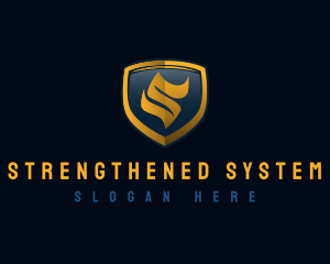 Tech Shield Crest logo design