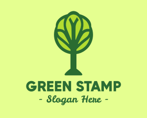 Global Green Tree logo design