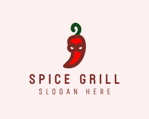 Angry Red Chili logo design