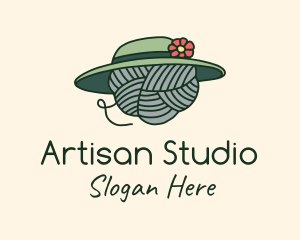 Sun Hat Yarn logo design