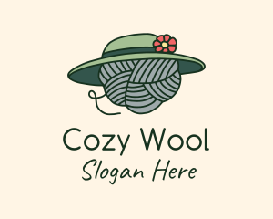 Sun Hat Yarn logo design