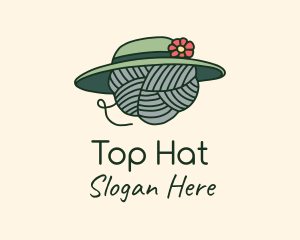 Sun Hat Yarn logo design