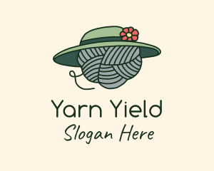 Sun Hat Yarn logo design