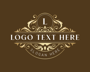 Decoration Luxury Floral Logo