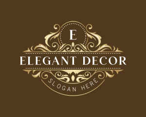 Decoration Luxury Floral logo design