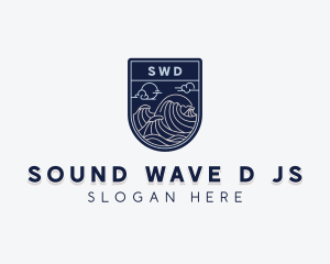 Sea Ocean Waves logo design