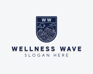 Sea Ocean Waves logo design