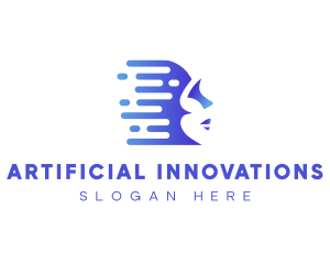 Technology Artificial Intelligence Human logo design