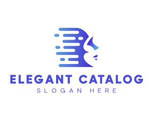 Technology Artificial Intelligence Human logo design