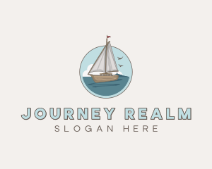 Rustic Sailboat Yacht logo
