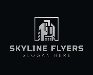 Real Estate Building Skyscraper logo design