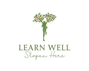 Female Tree Wellness logo design