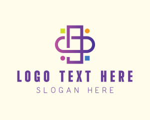 Online Medical Cross  logo design