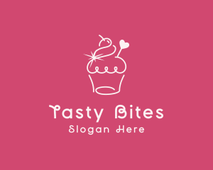 Cupcake Muffin Bakeshop logo design