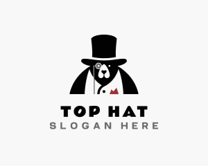 Dapper Menswear Bear logo design